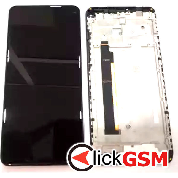 Piesa Display Cu Touchscreen Si Rama Negru Cubot Max 2 2o9h