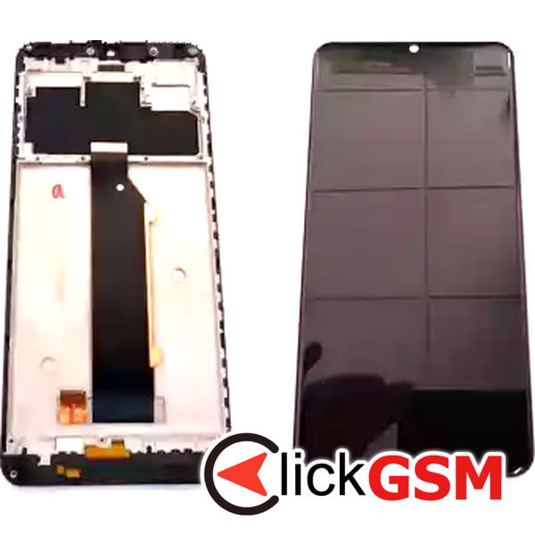 Piesa Display Cu Touchscreen Si Rama Negru Cubot Note 20 2o9d