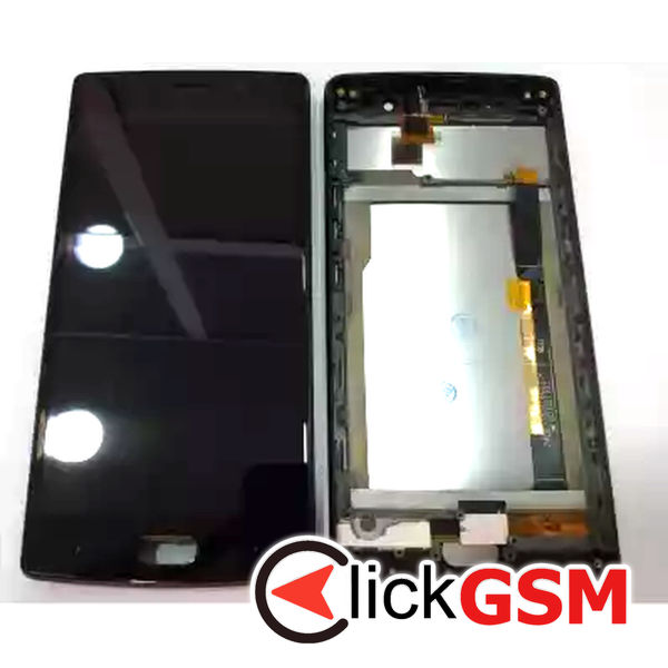 Piesa Display Cu Touchscreen Si Rama Negru Doogee Bl7000 2i48