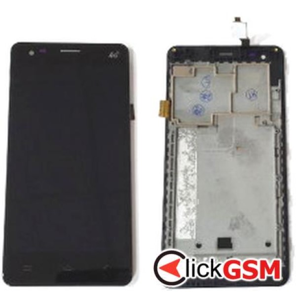 Piesa Piesa Display Cu Touchscreen Si Rama Negru Elephone P3000s 2ipu