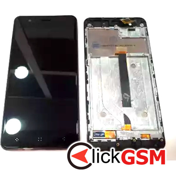 Piesa Display Cu Touchscreen Si Rama Negru Elephone P8 Mini 2ipb