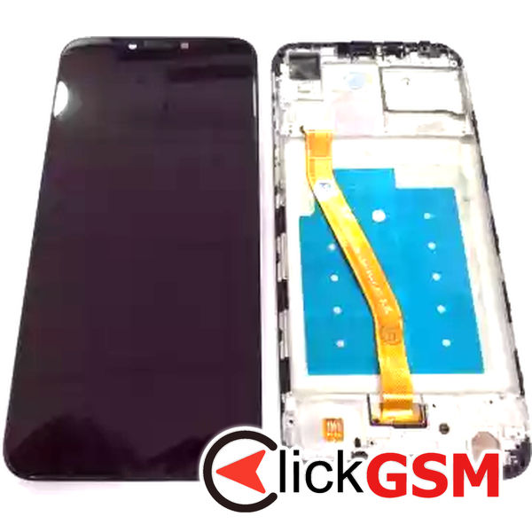 Piesa Display Cu Touchscreen Si Rama Negru Honor Play 192c