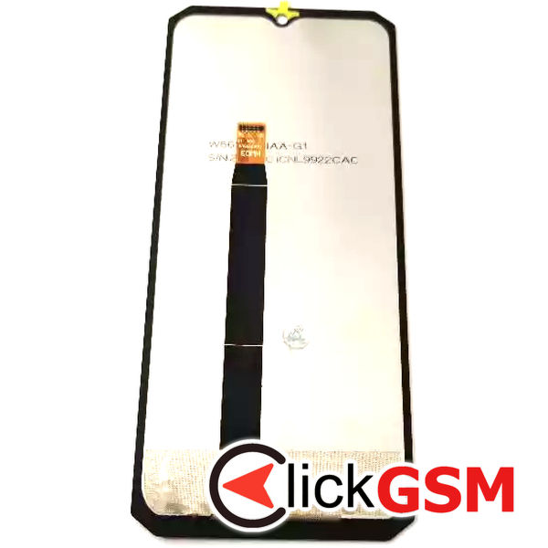 Piesa Display Cu Touchscreen Si Rama Negru Hotwav W11 B4d