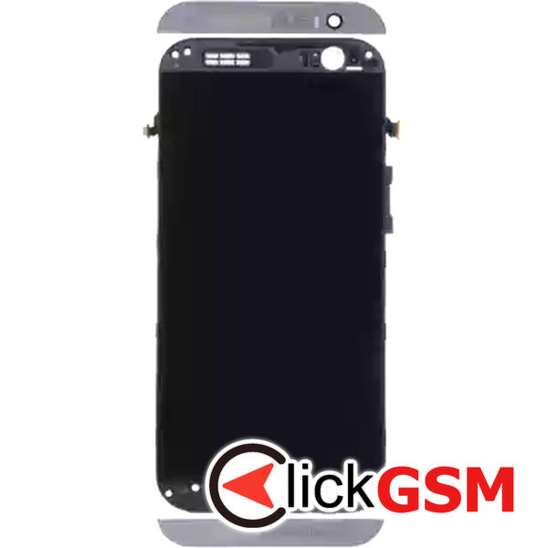 Piesa Piesa Display Cu Touchscreen Si Rama Negru Htc One E8 19jd