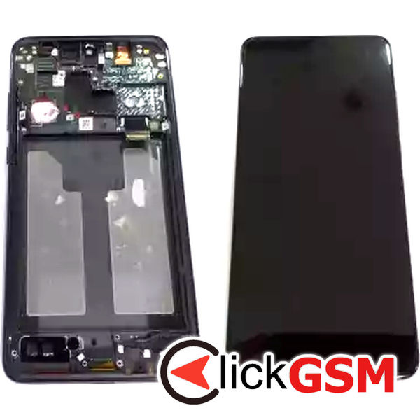 Piesa Display Cu Touchscreen Si Rama Negru Huawei Mate 20 12ef