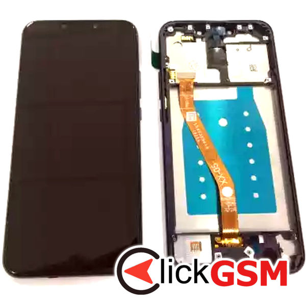 Piesa Display Cu Touchscreen Si Rama Negru Huawei Mate 20 Lite 13gl