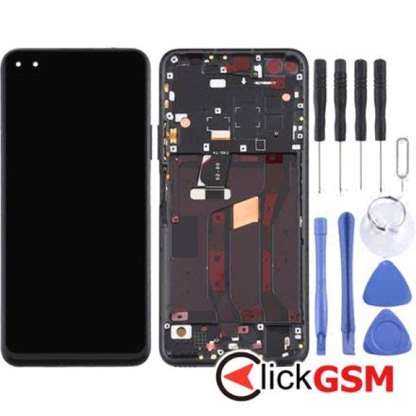 Piesa Display Cu Touchscreen Si Rama Negru Huawei Nova 6 5g 302s