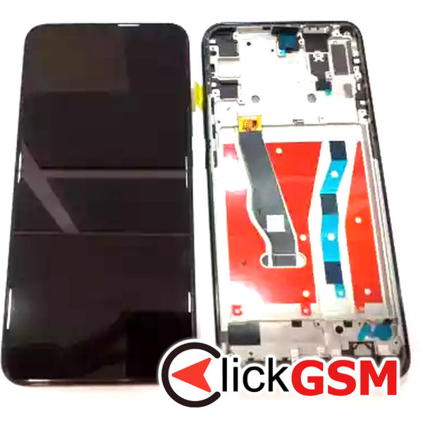 Piesa Display Cu Touchscreen Si Rama Negru Huawei P Smart Z Fa1