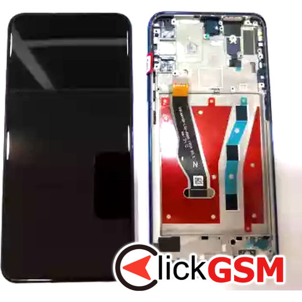 Piesa Display Cu Touchscreen Si Rama Negru Huawei P Smart Z Gnc