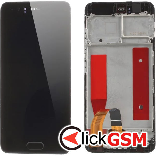 Piesa Display Cu Touchscreen Si Rama Negru Huawei P10 4rws