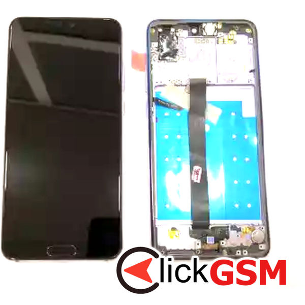 Piesa Display Cu Touchscreen Si Rama Negru Huawei P20 Cki