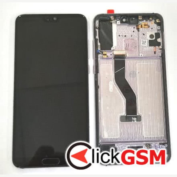 Piesa Display Cu Touchscreen Si Rama Negru Huawei P20 Pro C7x