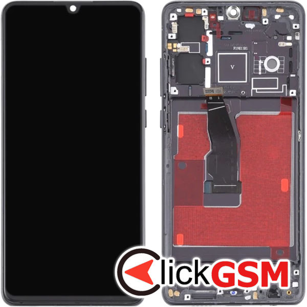 Piesa Display Cu Touchscreen Si Rama Negru Huawei P30 4s0z