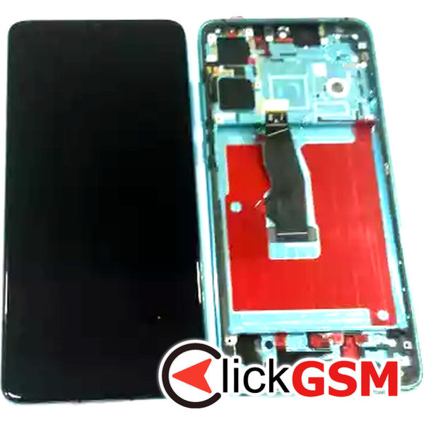 Piesa Display Cu Touchscreen Si Rama Negru Huawei P30 9l3