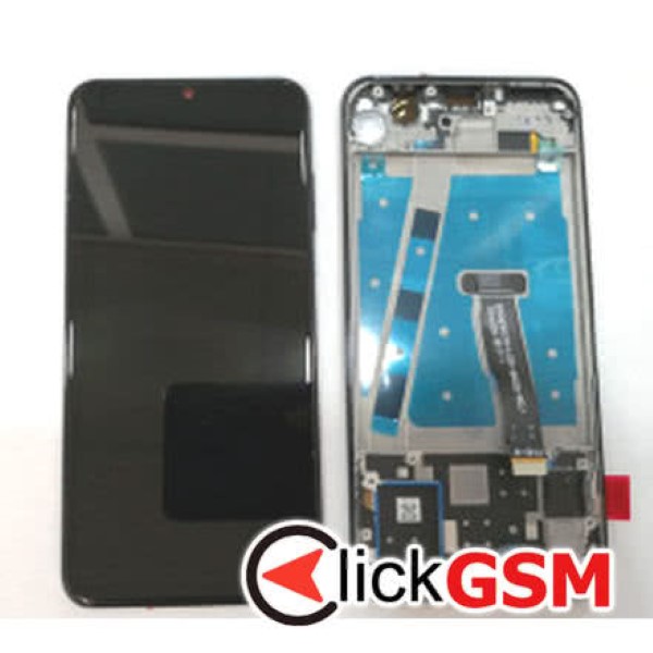 Piesa Display Cu Touchscreen Si Rama Negru Huawei P30 Lite Akx