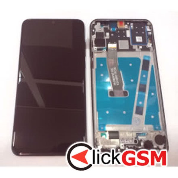 Piesa Display Cu Touchscreen Si Rama Negru Huawei P30 Lite Bdd