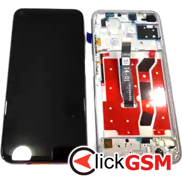 Piesa Display Cu Touchscreen Si Rama Negru Huawei P40 Lite Bbn