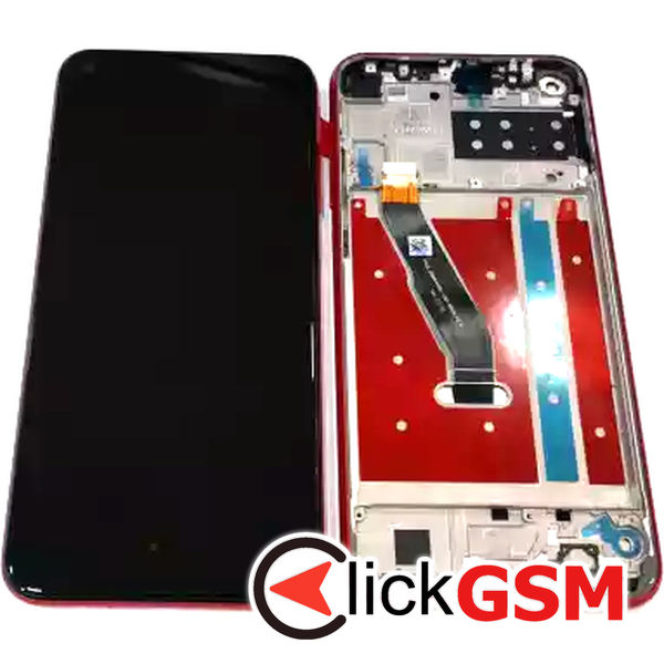 Piesa Display Cu Touchscreen Si Rama Negru Huawei P40 Lite E Gf4