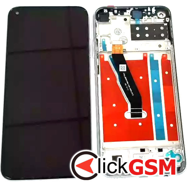 Piesa Display Cu Touchscreen Si Rama Negru Huawei P40 Lite E V9f