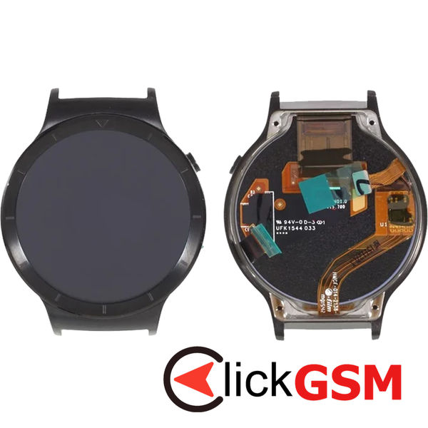 Piesa Display Cu Touchscreen Si Rama Negru Huawei Watch 4qlj