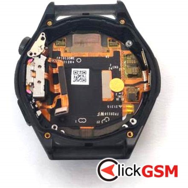 Piesa Display Cu Touchscreen Si Rama Negru Huawei Watch Gt Runner 46mm 2j6p