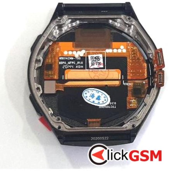 Piesa Piesa Display Cu Touchscreen Si Rama Negru Huawei Watch Gt2e 46mm 2j4u