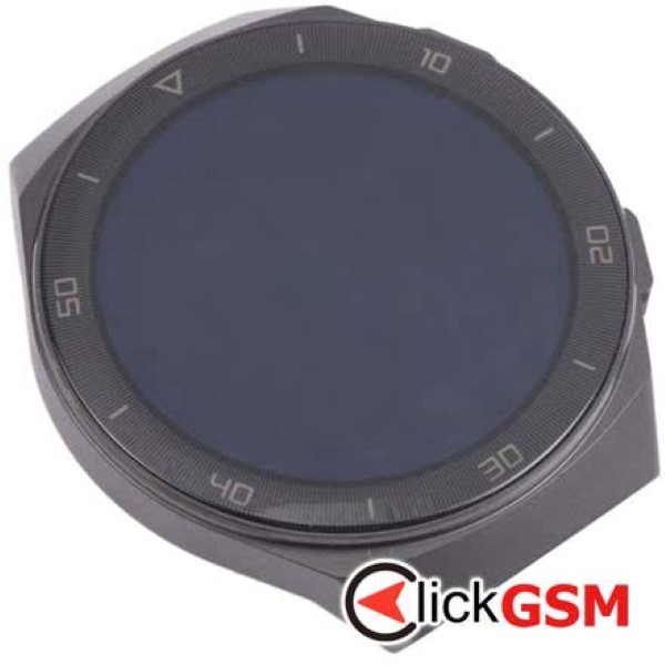 Piesa Display Cu Touchscreen Si Rama Negru Huawei Watch Gt2e 46mm 2urz