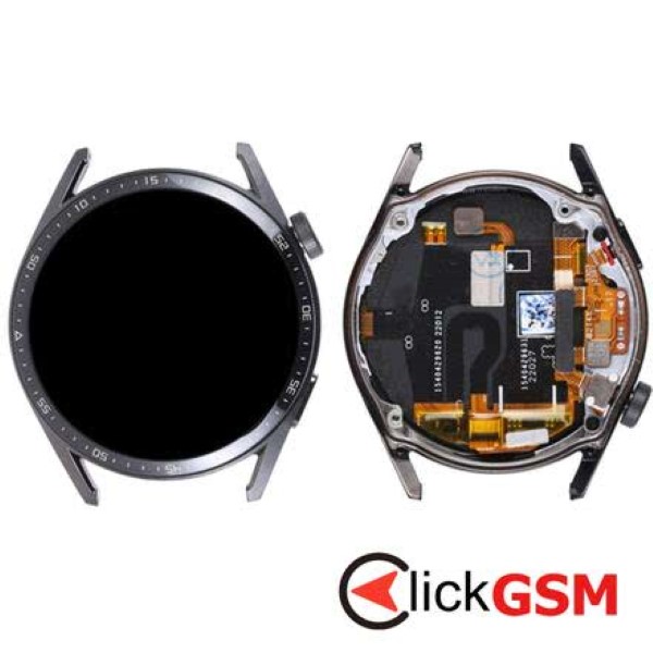 Piesa Display Cu Touchscreen Si Rama Negru Huawei Watch Gt3 46mm 2uu6