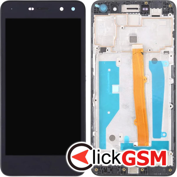 Piesa Display Cu Touchscreen Si Rama Negru Huawei Y5 4sbl