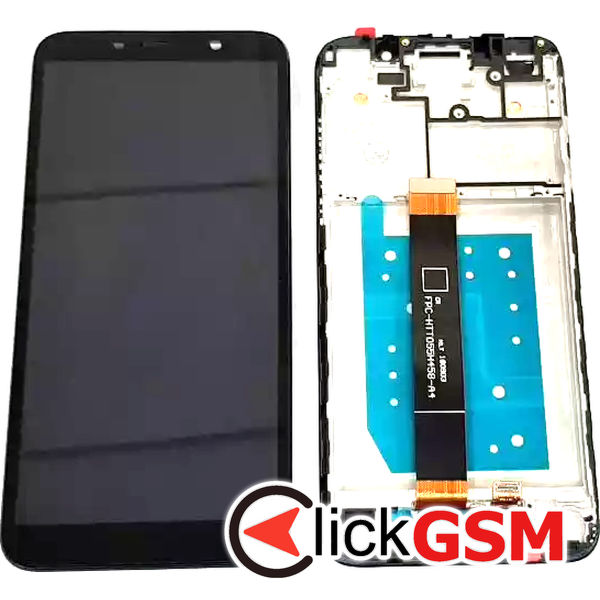 Piesa Display Cu Touchscreen Si Rama Negru Huawei Y5p 27dn