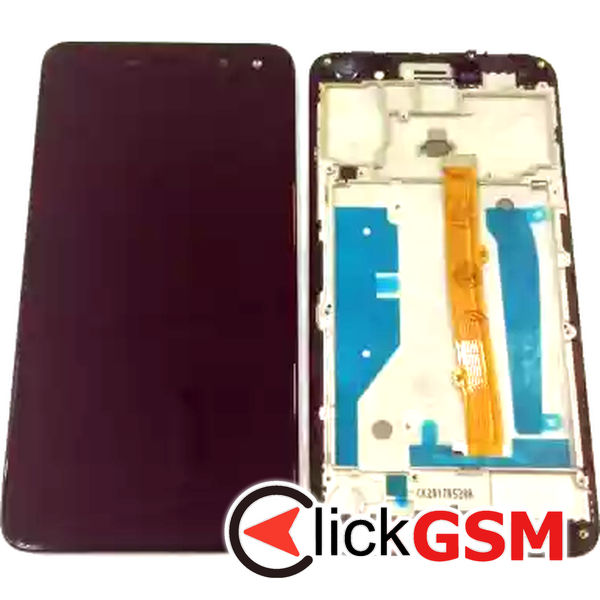 Piesa Display Cu Touchscreen Si Rama Negru Huawei Y6 2017 87d