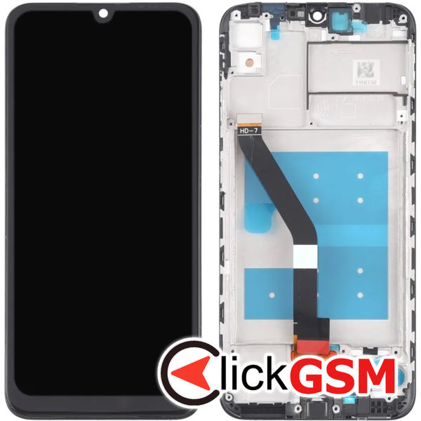 Piesa Display Cu Touchscreen Si Rama Negru Huawei Y6s 4sd3