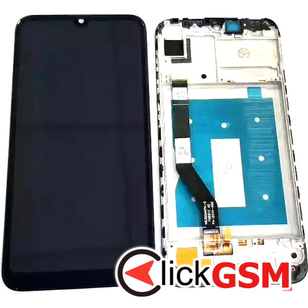 Piesa Display Cu Touchscreen Si Rama Negru Huawei Y7 2019 80u