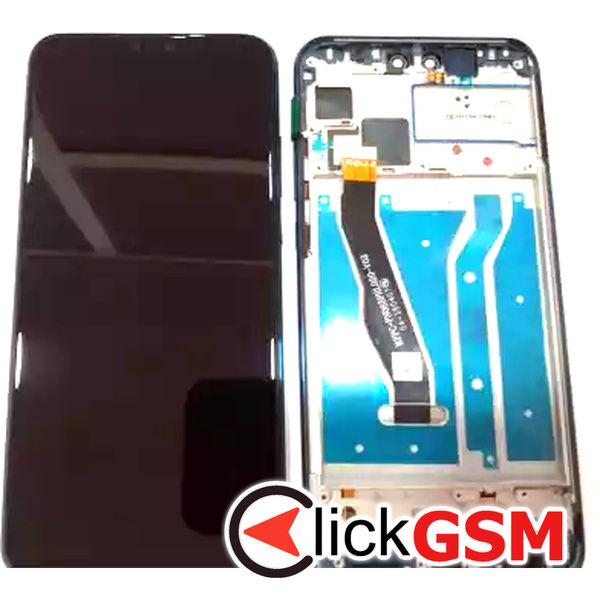 Piesa Display Cu Touchscreen Si Rama Negru Huawei Y9 2019 1lu