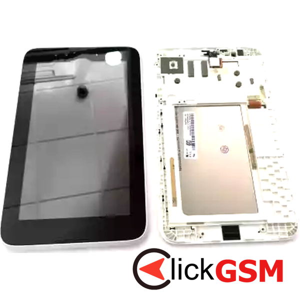 Piesa Piesa Display Cu Touchscreen Si Rama Negru Lenovo A3300 2k7h