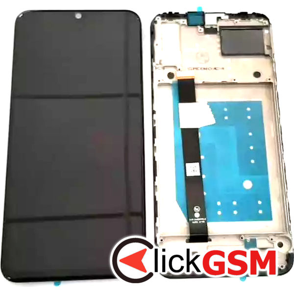 Piesa Piesa Display Cu Touchscreen Si Rama Negru Lenovo K10 Note Y33