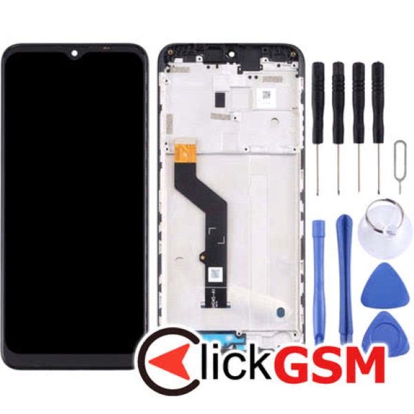 Piesa Display Cu Touchscreen Si Rama Negru Lenovo K12 Note 241h