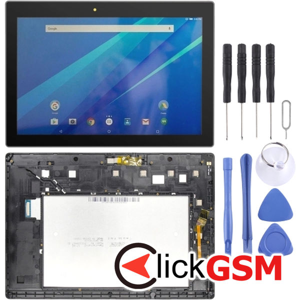 Piesa Display Cu Touchscreen Si Rama Negru Lenovo Tab 3 10 Plus 2412