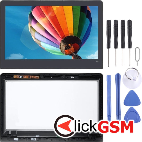 Piesa Display Cu Touchscreen Si Rama Negru Lenovo Yoga 2463