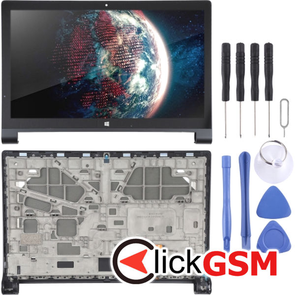 Piesa Display Cu Touchscreen Si Rama Negru Lenovo Yoga Tablet 2 Pro 2wni