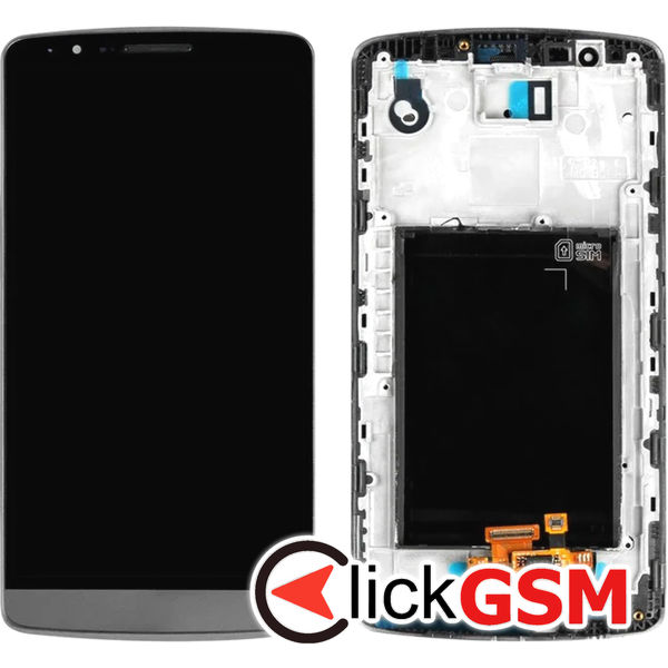 Piesa Piesa Display Cu Touchscreen Si Rama Negru Lg G3 4sr7