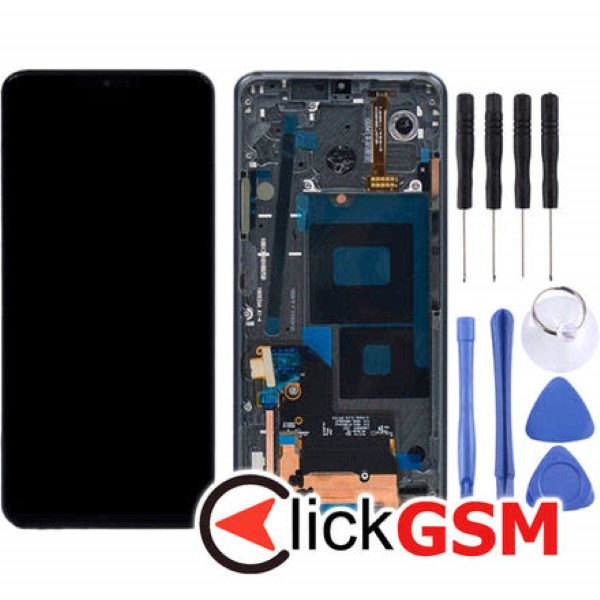 Piesa Display Cu Touchscreen Si Rama Negru Lg G7 Thinq 26a2