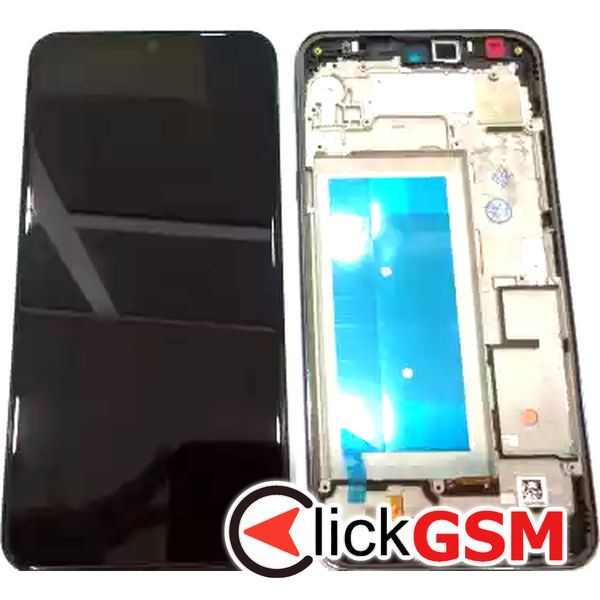 Piesa Display Cu Touchscreen Si Rama Negru Lg K50 1i62