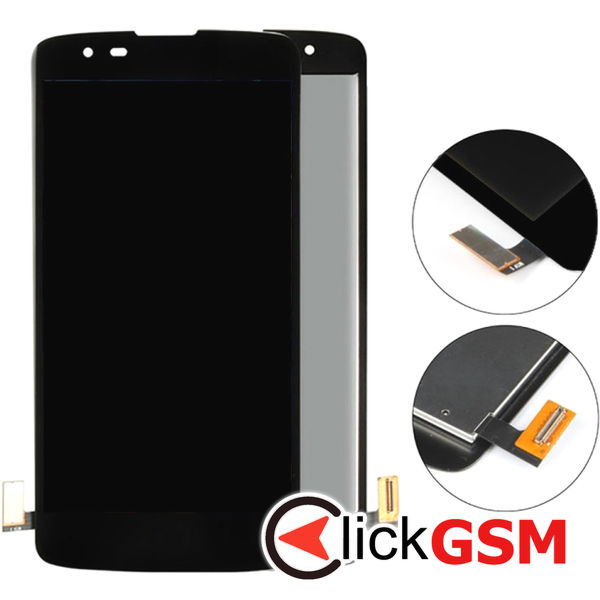 Piesa Display Cu Touchscreen Si Rama Negru Lg K8 26g9