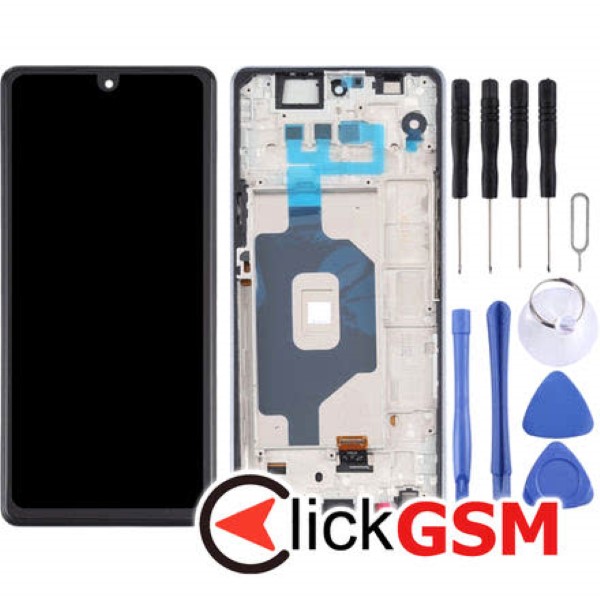 Piesa Display Cu Touchscreen Si Rama Negru Lg Stylo 6 2696