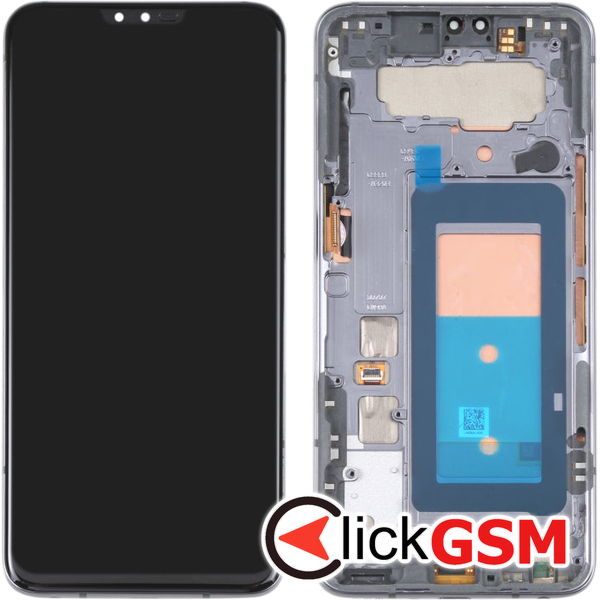 Piesa Display Cu Touchscreen Si Rama Negru Lg V50 Thinq 5g 268m