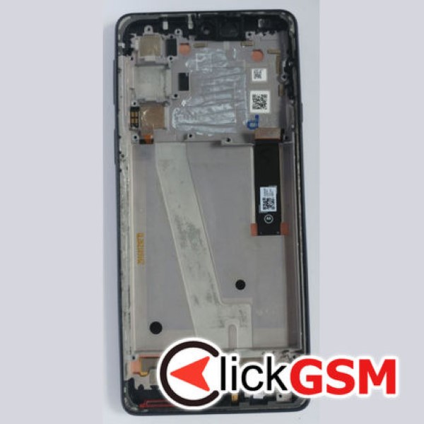 Piesa Display Cu Touchscreen Si Rama Negru Motorola Edge 20 3g6r