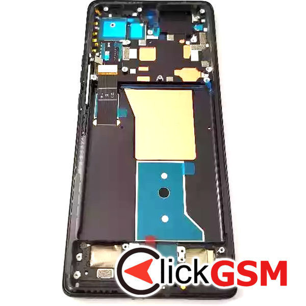 Piesa Display Cu Touchscreen Si Rama Negru Motorola Edge 40 Pro 4htx