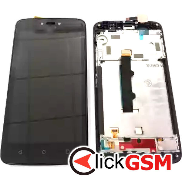 Piesa Piesa Display Cu Touchscreen Si Rama Negru Motorola Moto C 31jy