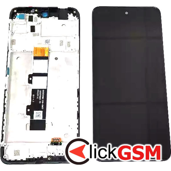 Piesa Piesa Display Cu Touchscreen Si Rama Negru Motorola Moto E32s 31ix